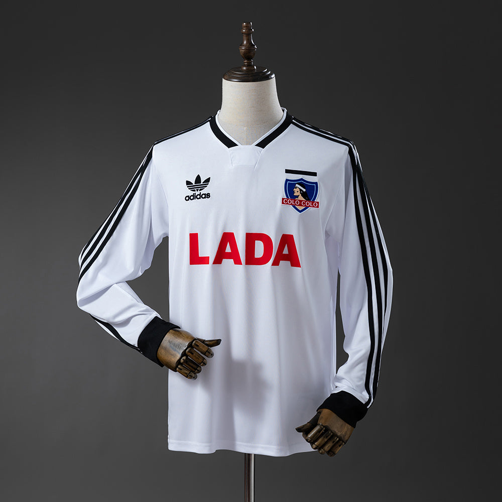 Camisola Colo Colo Principal 91/92 Retro - Manga Comprida
