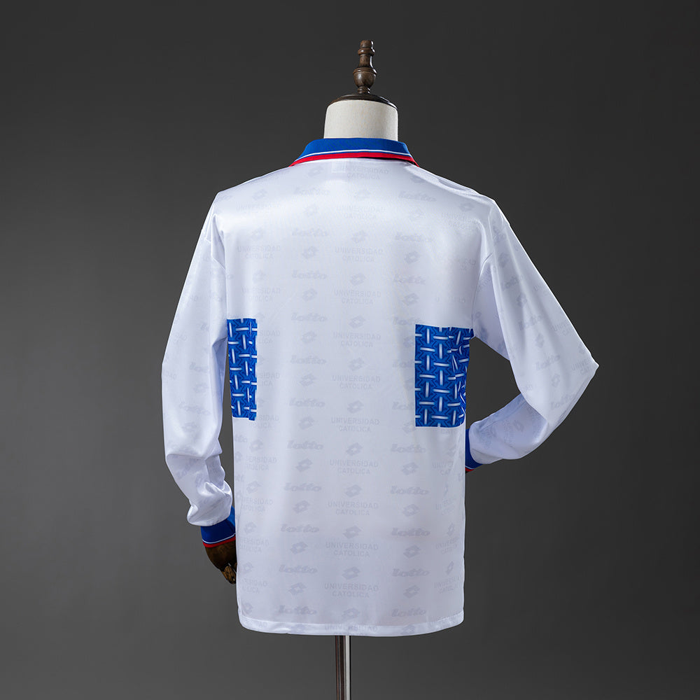 Camisola Universidad Católica Principal 96/97 Retro - Manga Comprida