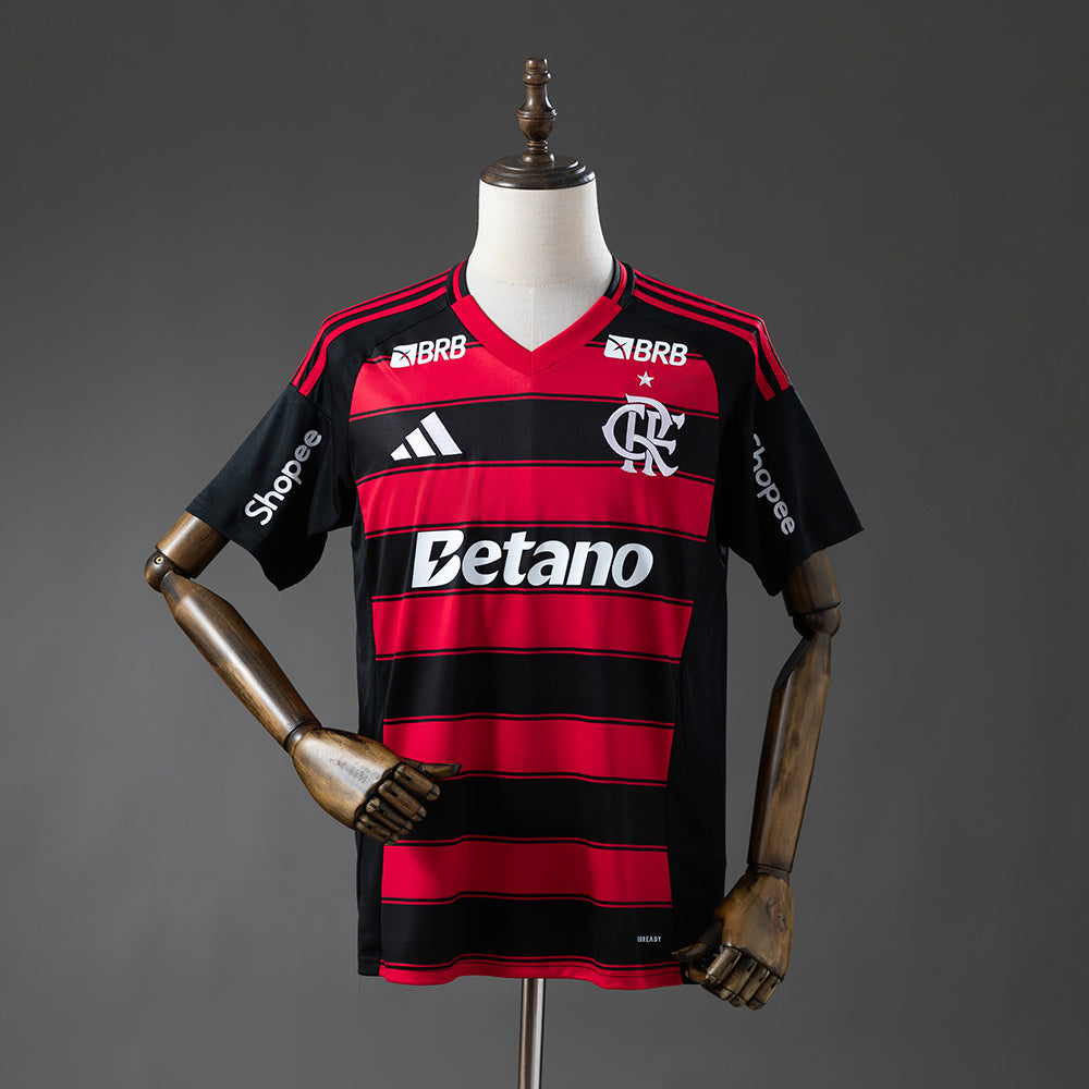 Camisola Flamengo Principal Todos os Patrocinadores 25/26 (Modelo 2)