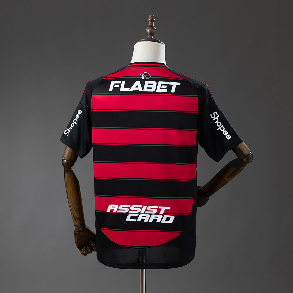 Camisola Flamengo Principal Todos os Patrocinadores 25/26 (Modelo 2)