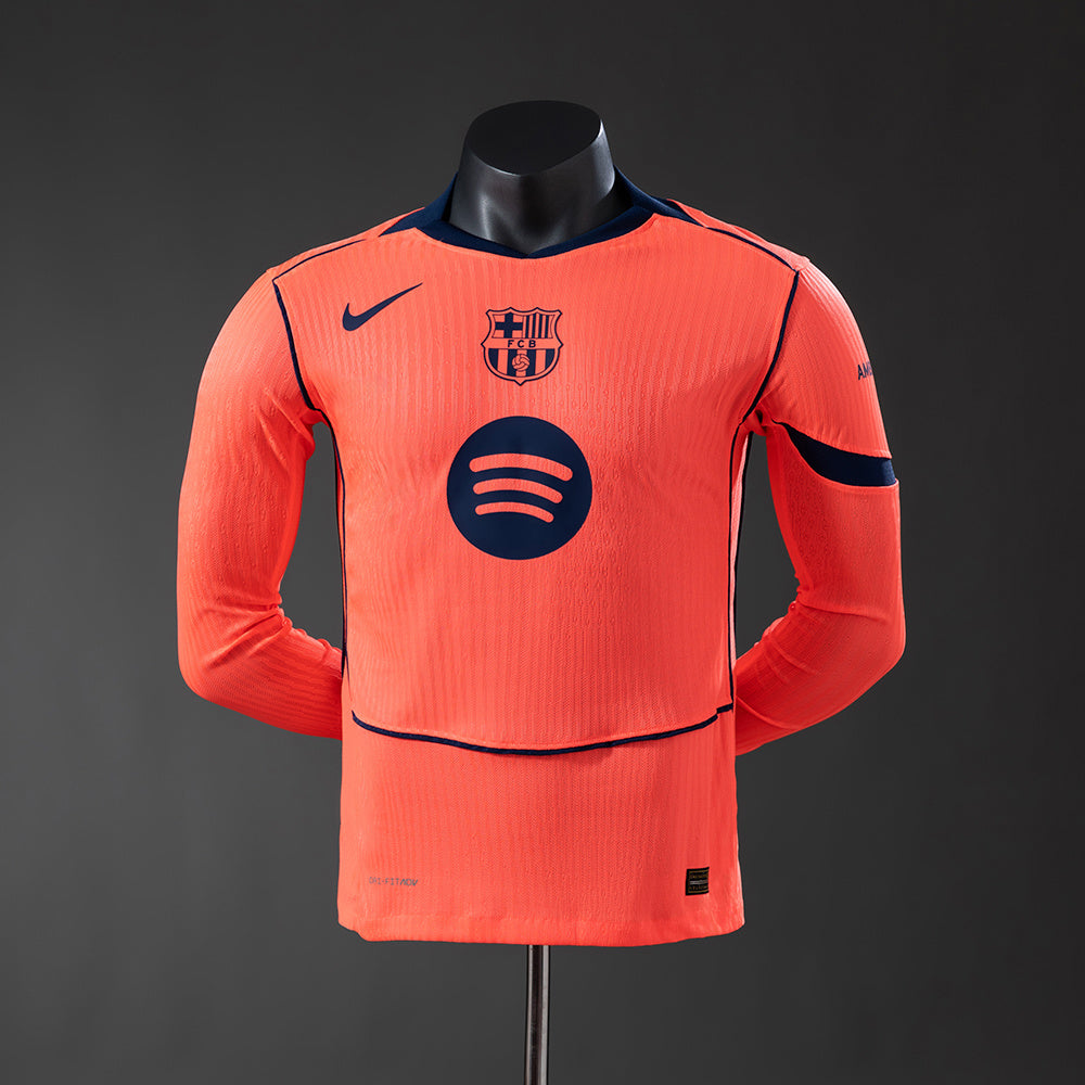 Camisola Barcelona Terceira 25/26 - Manga Comprida - Versão Jogador