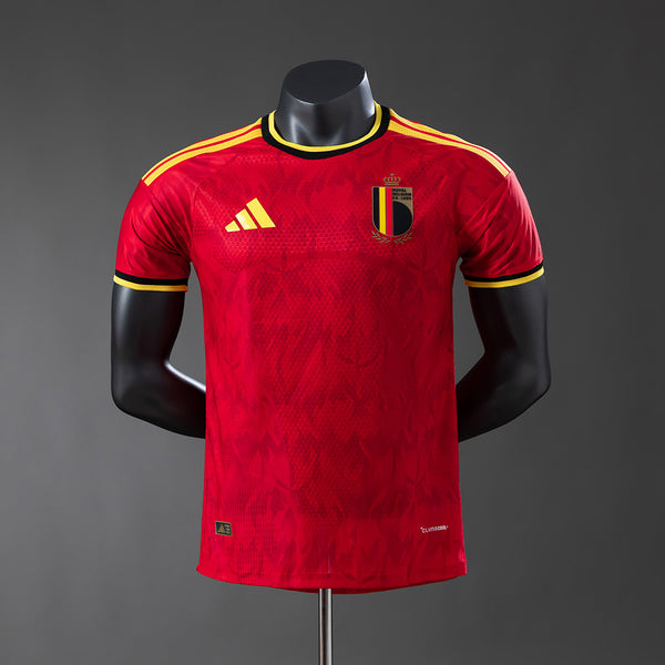 Camisola Bélgica Principal 26/27 - Mundial 2026 - Versão Jogador