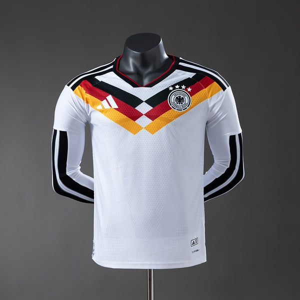 Camisola Alemanha Principal 26/27 - Mundial 2026 - Manga Comprida - Versão Jogador