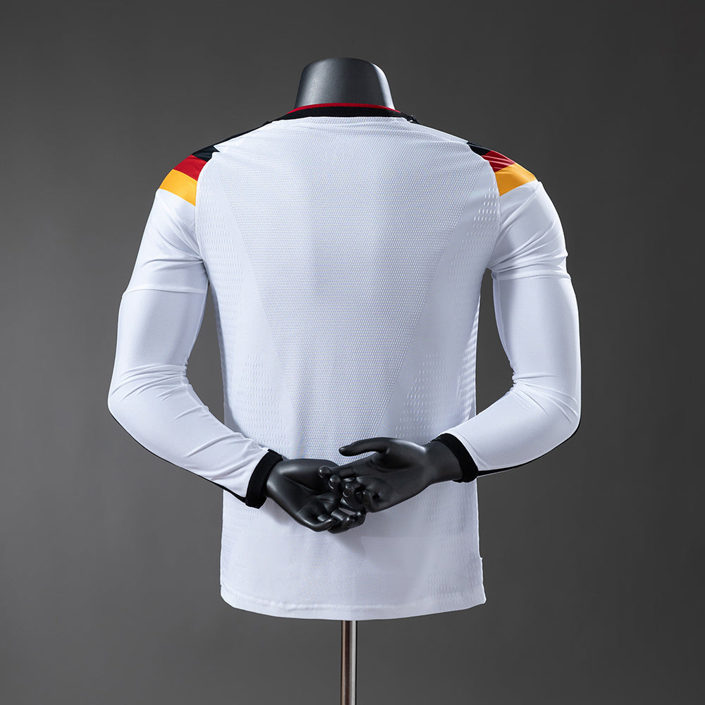 Camisola Alemanha Principal 26/27 - Mundial 2026 - Manga Comprida - Versão Jogador