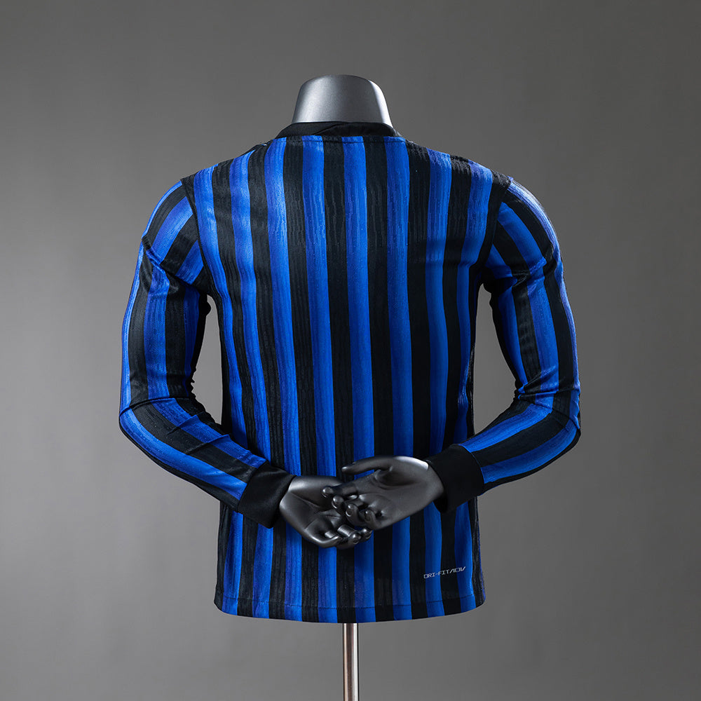 Camisola Inter de Milão Principal 25/26 - Manga Comprida - Versão Jogador
