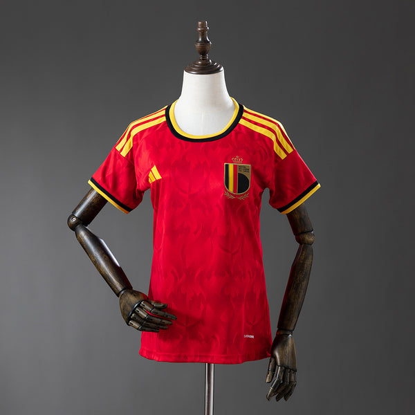 Camisola Bélgica Principal 26/27 - Mundial 2026 - Versão Feminina