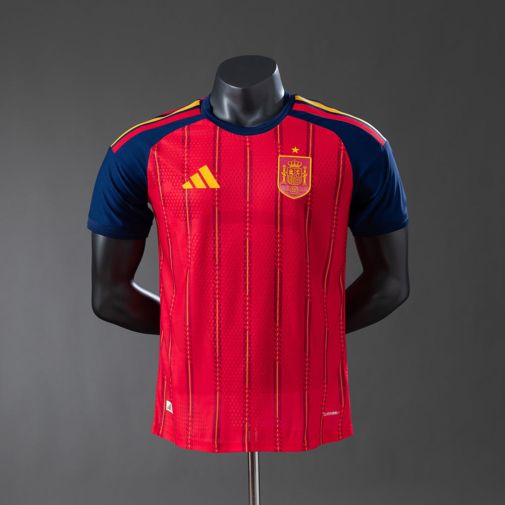 Camisola Espanha Principal 26/27 - Mundial 2026 - Versão Jogador