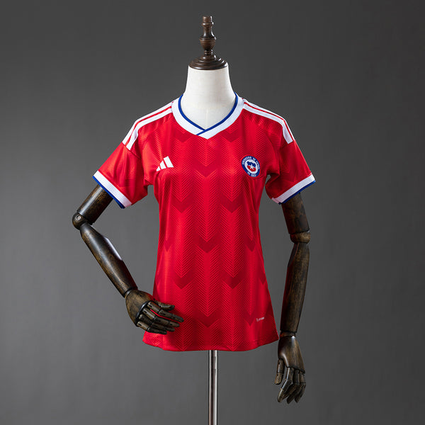 Camisola Chile Principal 26/27 - Mundial 2026 - Versão Feminina