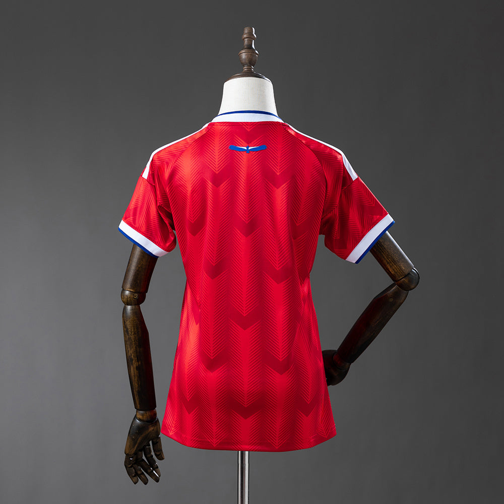 Camisola Chile Principal 26/27 - Mundial 2026 - Versão Feminina
