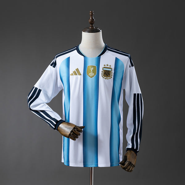Camisola Argentina Principal 26/27 - Mundial 2026 - Manga Comprida