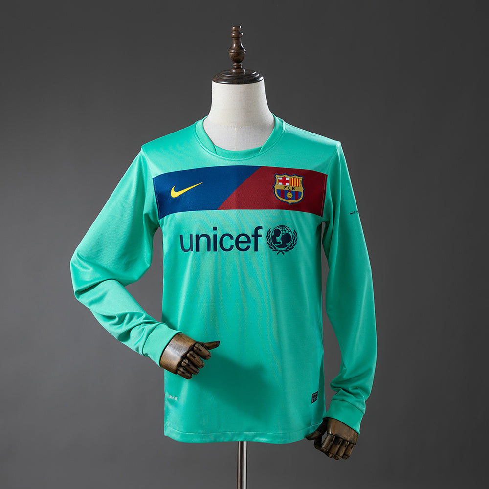 Camisola Barcelona Alternativa 10/11 Retro - Manga Comprida