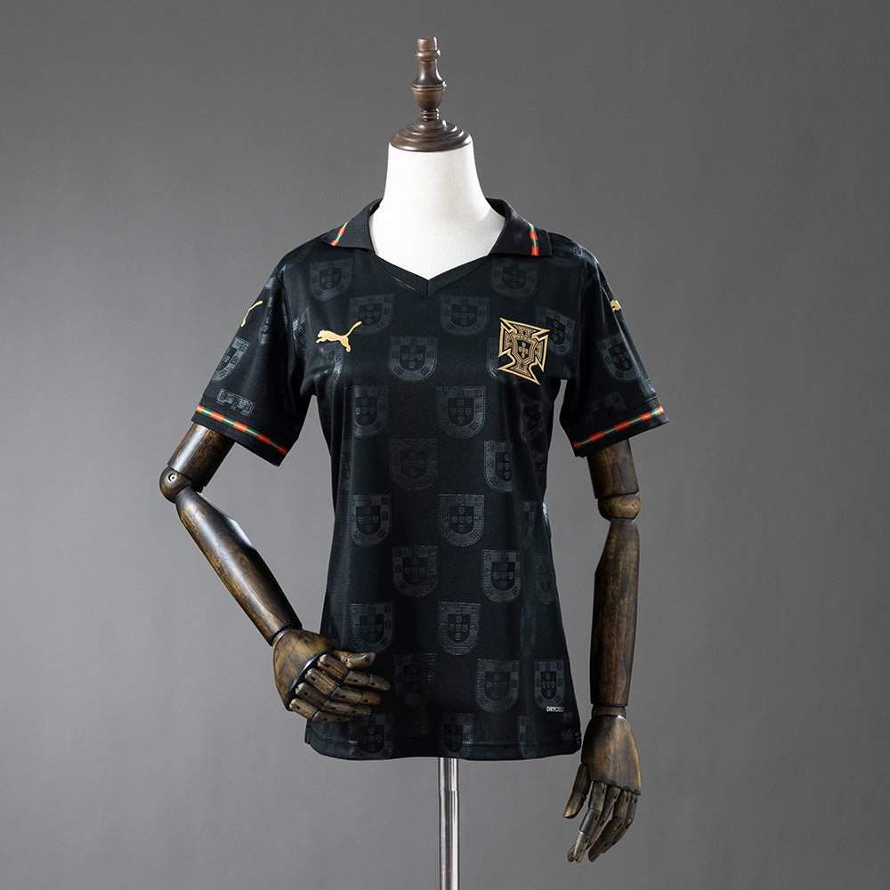 Camisola Portugal Edição Especial Pantera Negra 26/27 - Mundial 2026 - Versão Feminina