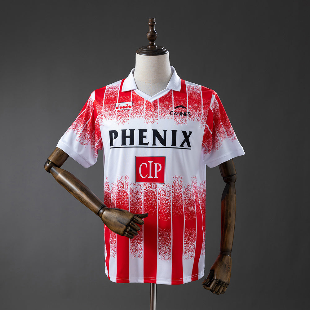 Camisola AS Cannes Principal 91/92 Retro
