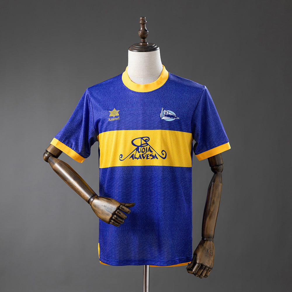 Camisola Alavés Principal Edição Especial Final da Taça UEFA 00/01 Retro