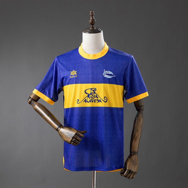 Camisola Alavés Principal Edição Especial Final da Taça UEFA 00/01 Retro