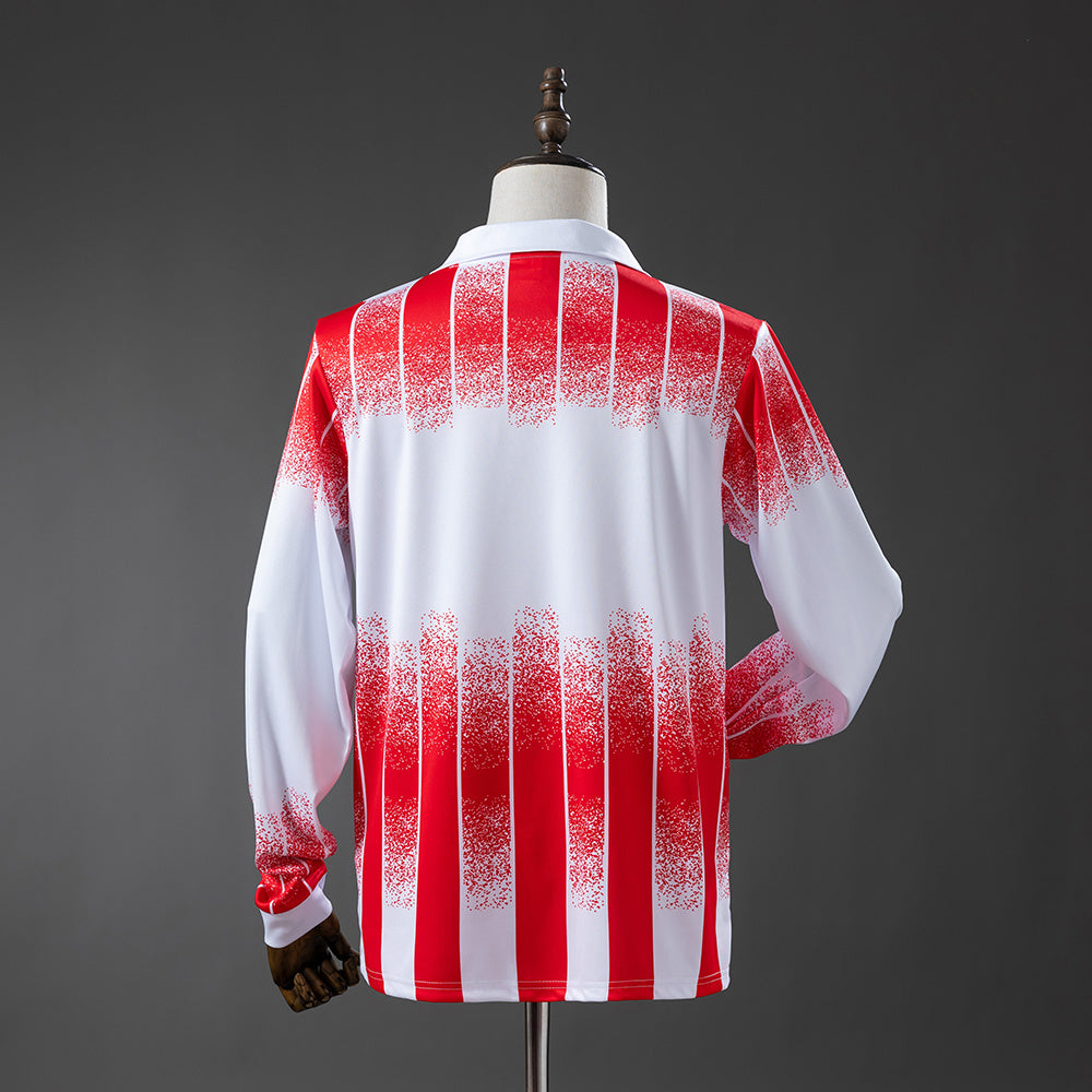 Camisola AS Cannes Principal 91/92 Retro - Manga Comprida