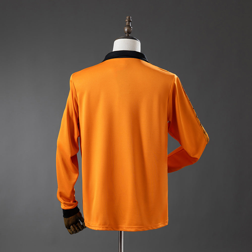 Camisola Wolves Principal 80/81 Retro - Manga Comprida