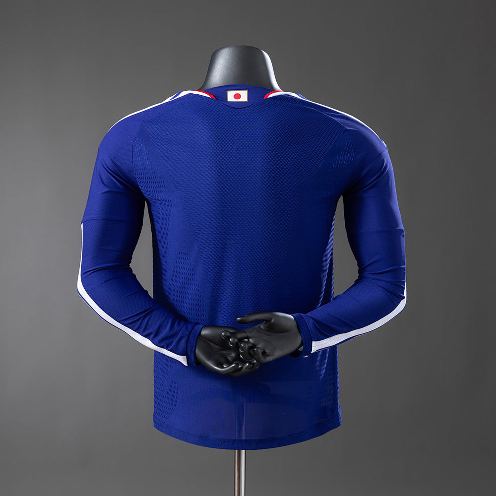 Camisola Japão Principal 26/27 - Mundial 2026 - Manga Comprida - Versão Jogador