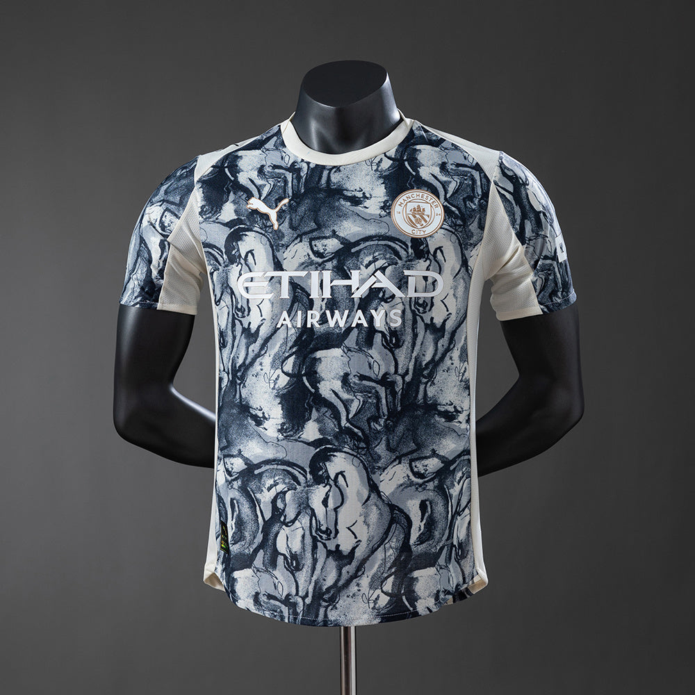 Camisola Manchester City Edição Especial Ano do Cavalo 25/26 - Versão Jogador