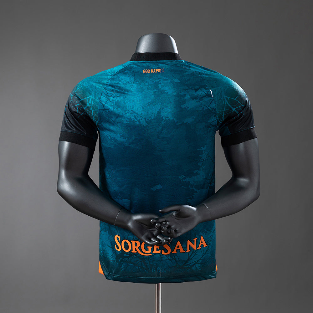 Camisola Nápoles Edição Especial Halloween Azul 25/26 - Versão Jogador