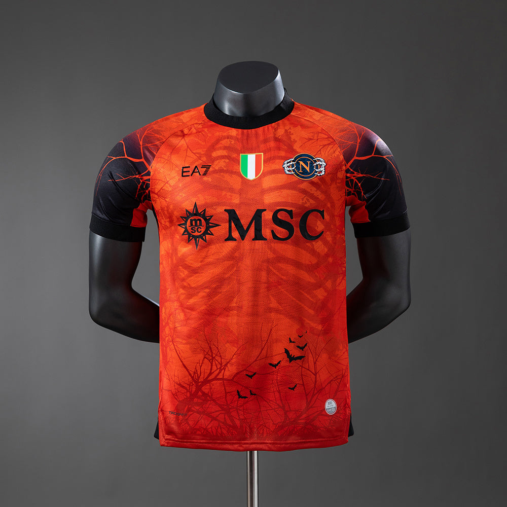 Camisola Nápoles Edição Especial Halloween Laranja 25/26 - Versão Jogador