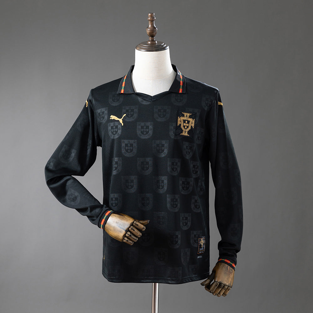 Camisola Portugal Edição Especial Pantera Negra 26/27 - Mundial 2026 - Manga Comprida