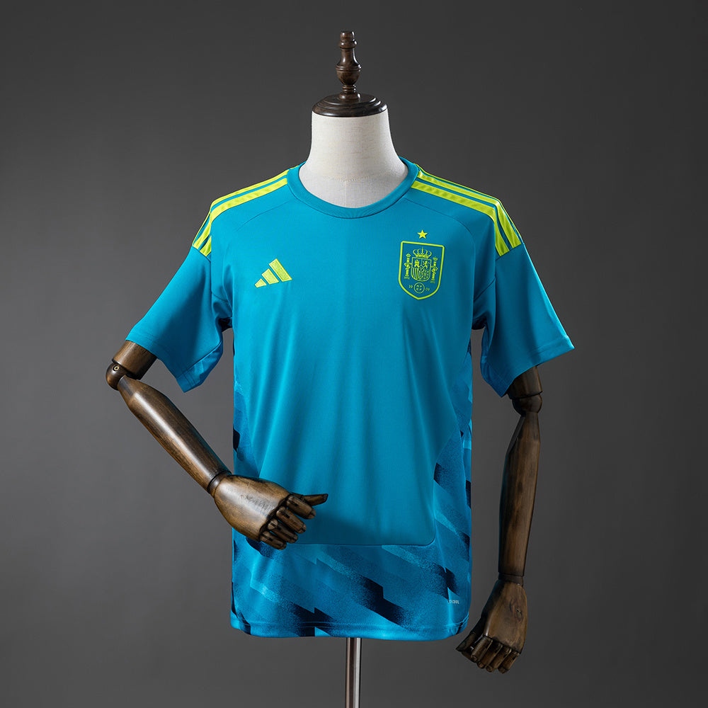 Camisola Espanha Guarda-Redes Azul 26/27 - Mundial 2026