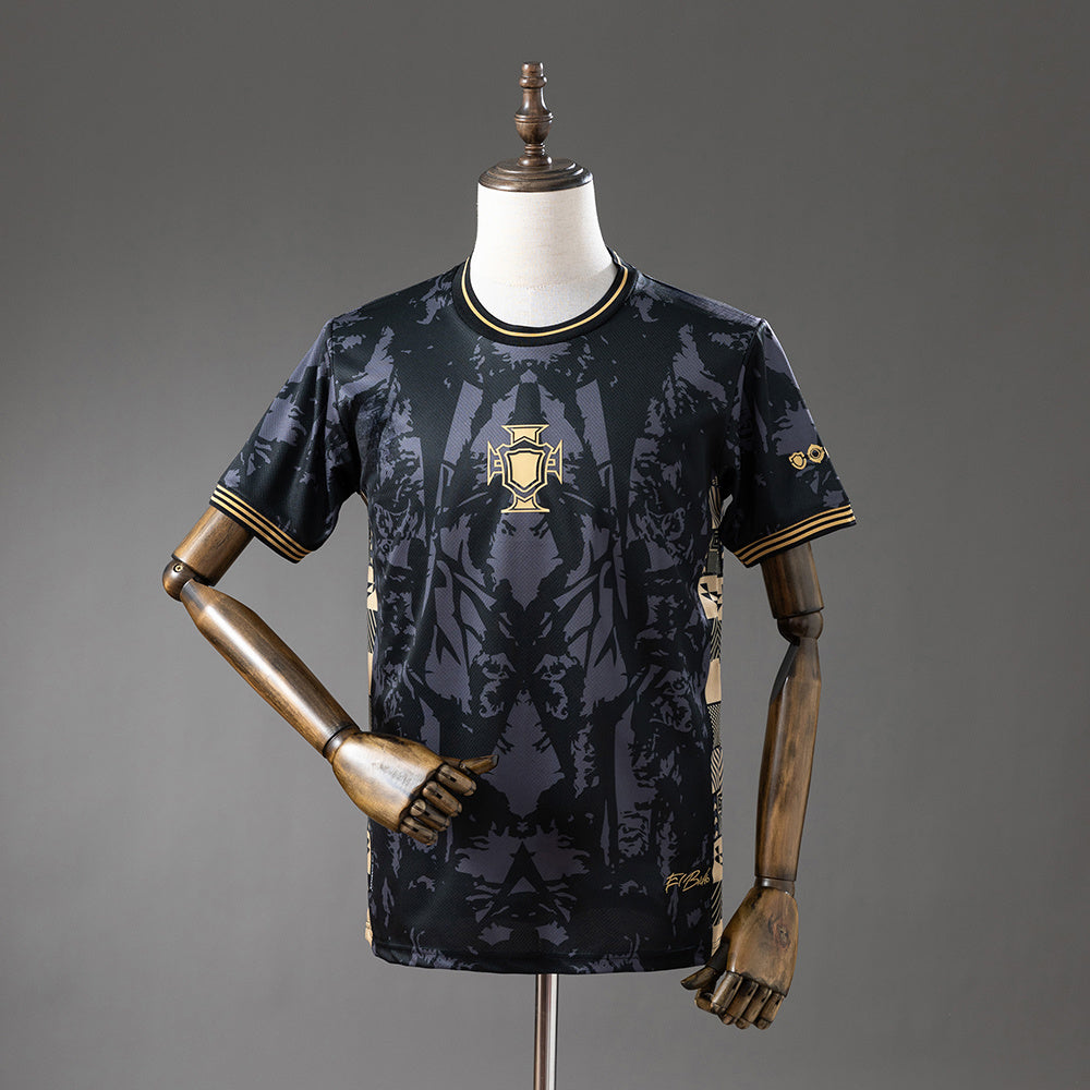 Camisola Portugal Edição Especial Preta 26/27 - Mundial 2026 (Modelo 2)