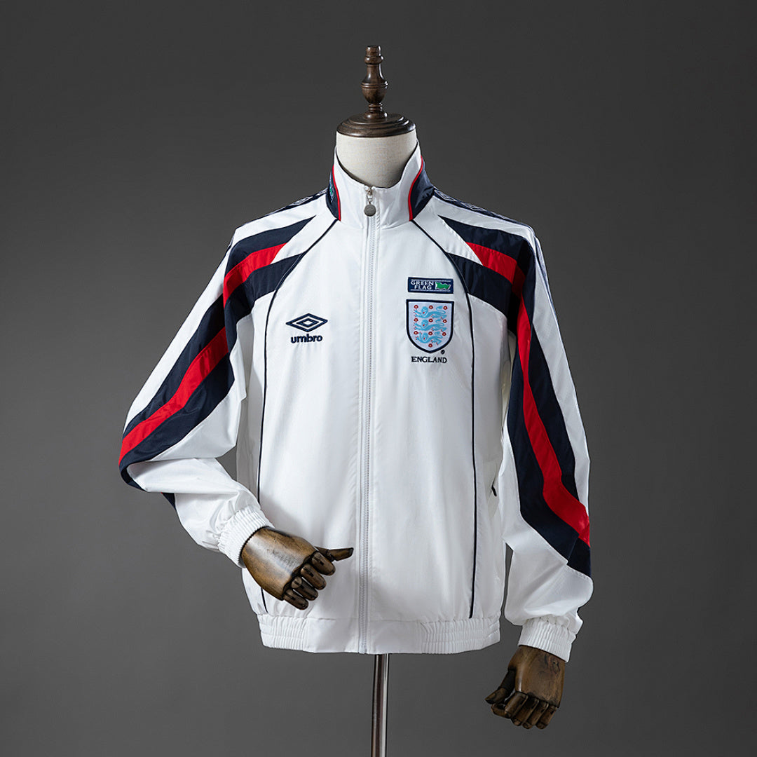 Corta-Vento Inglaterra 1998 Retro - Branco