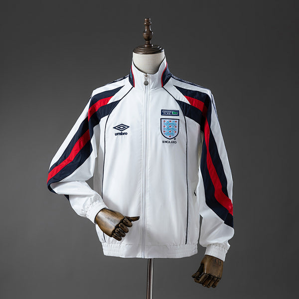 Corta-Vento Inglaterra 1998 Retro - Branco