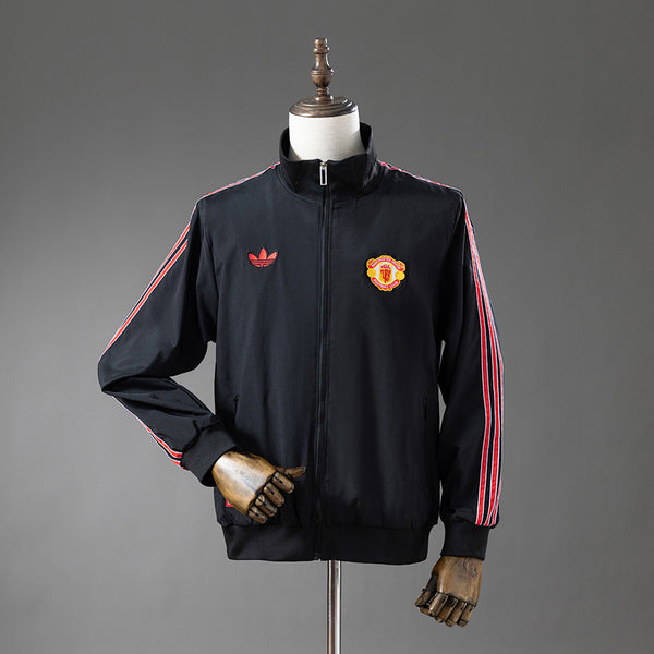 Corta-Vento Manchester United Retro - Preto