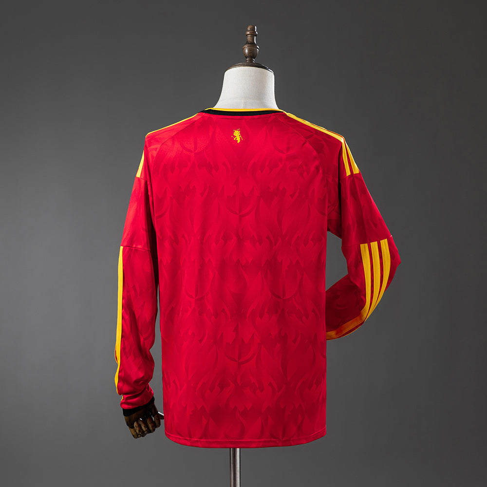 Camisola Bélgica Principal 26/27 - Mundial 2026 - Manga Comprida