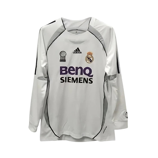 Camisola Real Madrid Principal 06/07 - Manga Comprida