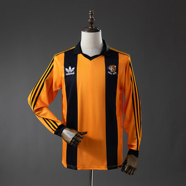 Camisola Hull City Principal 81/82 Retro - Manga Comprida