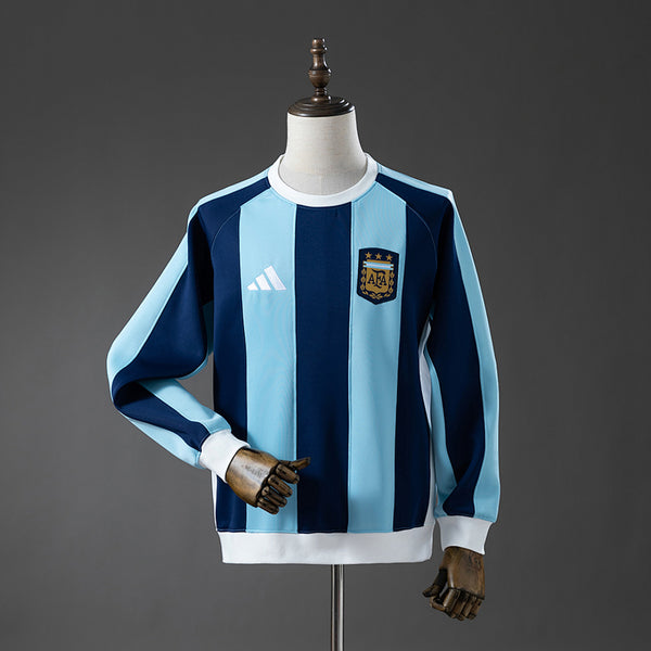 Sweatshirt Argentina 25/26 - Azul-Escura e Azul-Clara