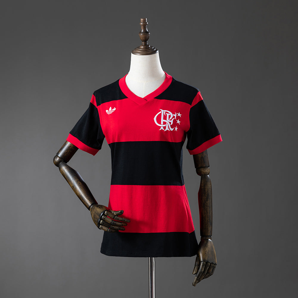 Camisola Flamengo Principal 81/82 Retro - Versão Feminina