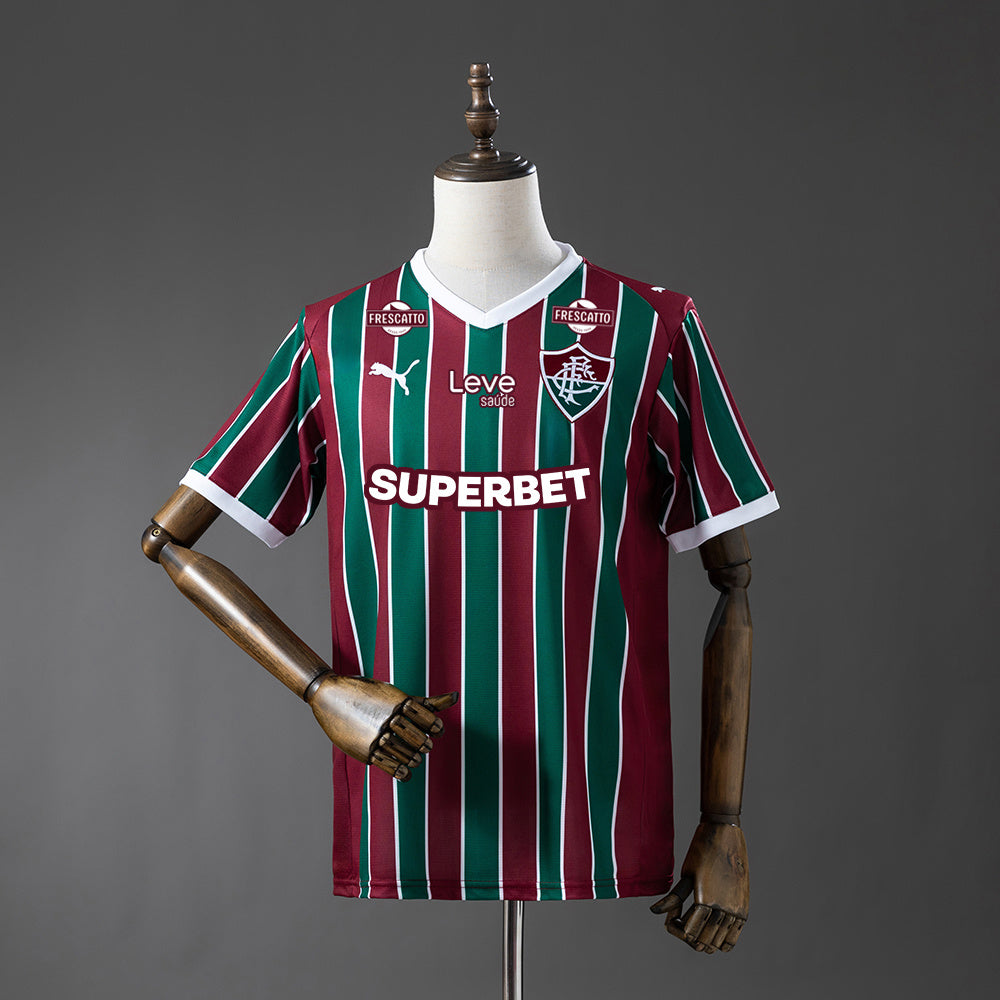Camisola Fluminense Principal Todos os Patrocinadores 26/27