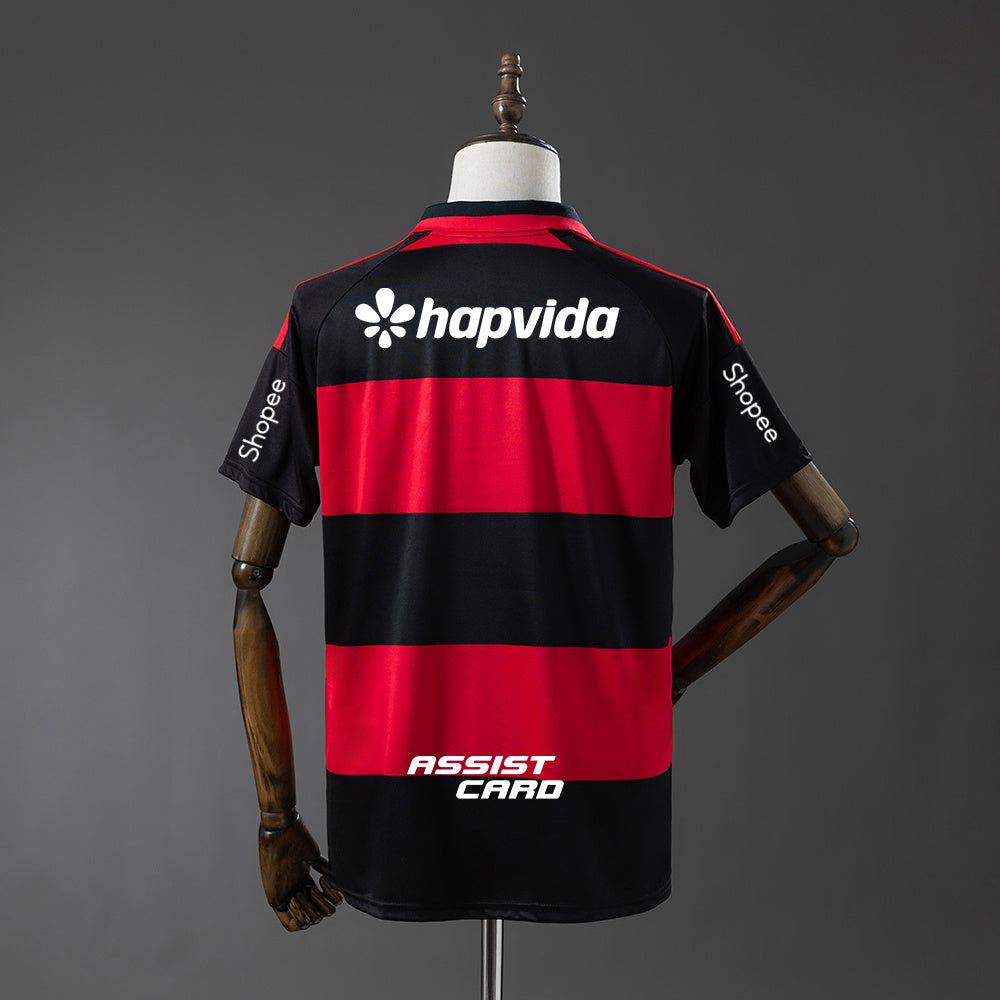 Camisola Flamengo Principal Todos os Patrocinadores 26/27