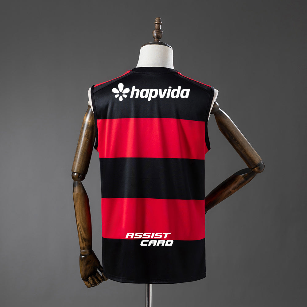 Camisola Flamengo Principal Todos os Patrocinadores Sem Mangas 26/27
