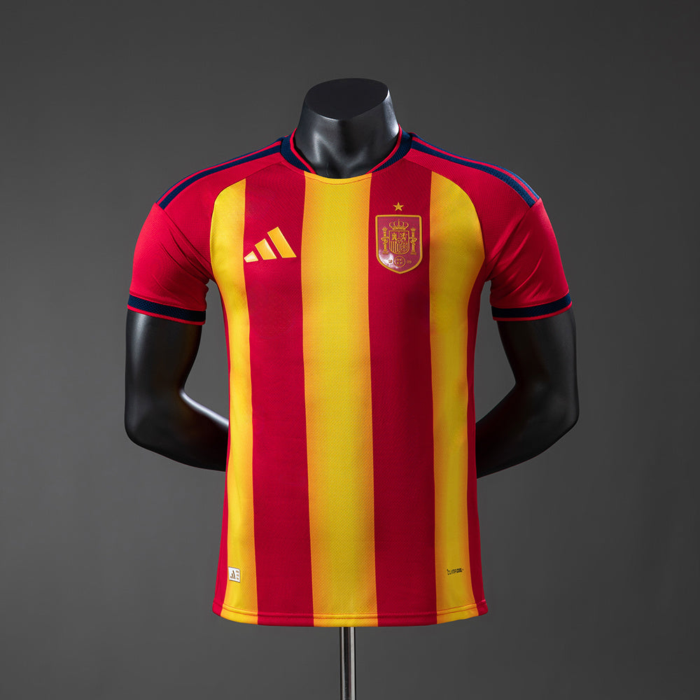 Camisola Espanha Edição Especial 26/27 - Mundial 2026 - Versão Jogador (Modelo 2)