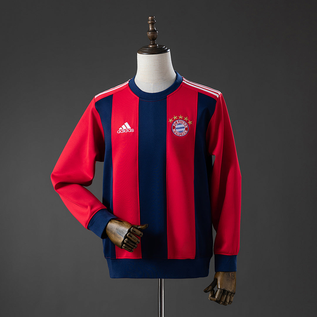 Sweatshirt Bayern Munique - Vermelha e Azul-Marinho