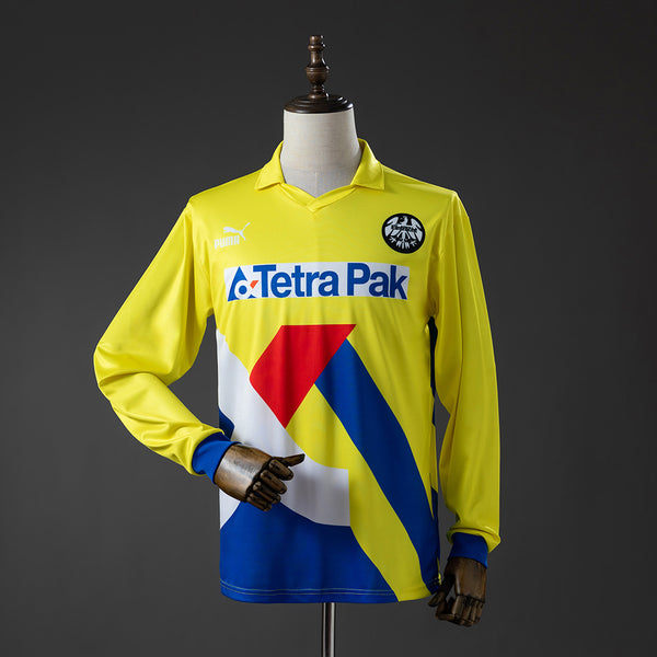 Camisola Eintracht Frankfurt Alternativa 93/96 Retro - Manga Comprida