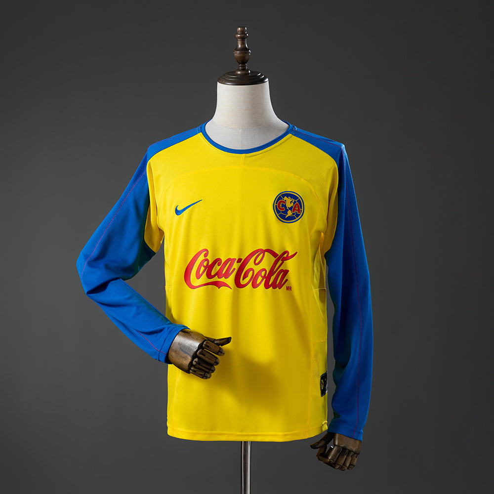 Camisola Club América Principal 03/04 Retro - Manga Comprida