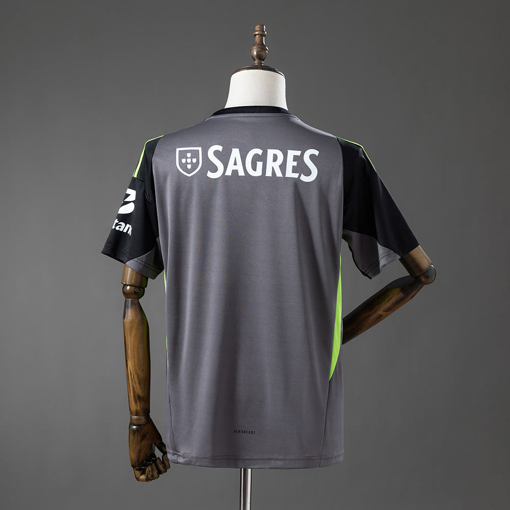 Camisola Benfica Guarda-Redes Preta e Cinzenta 26/27