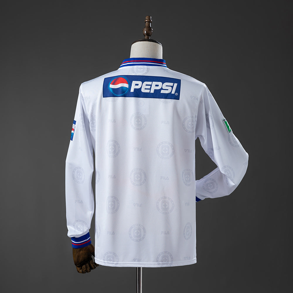 Camisola Cruz Azul Alternativa 98/99 Retro - Manga Comprida