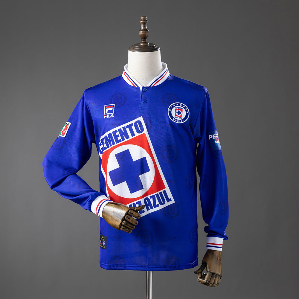 Camisola Cruz Azul Principal 98/99 Retro - Manga Comprida