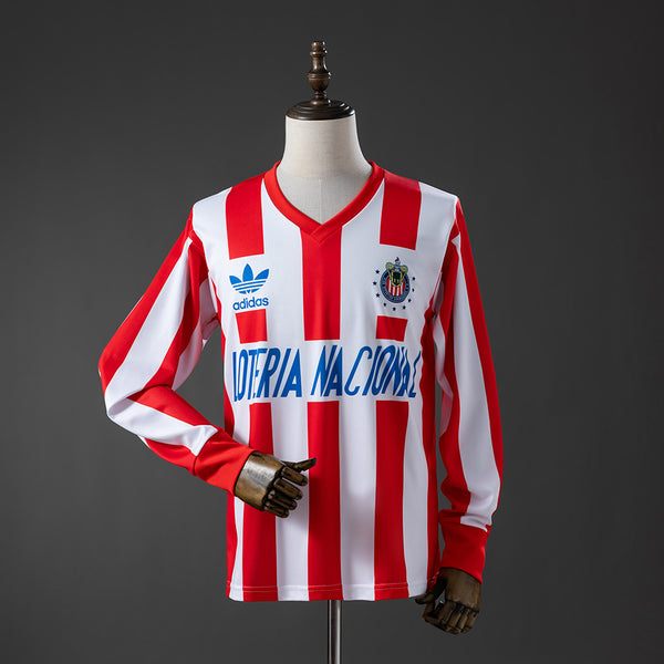 Camisola Chivas Principal 91/92 Retro - Manga Comprida