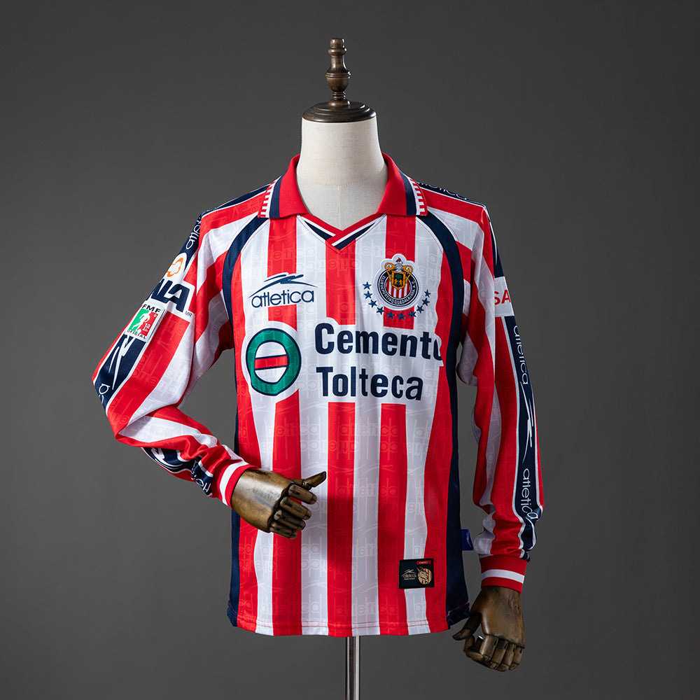 Camisola Chivas Principal 99/00 Retro - Manga Comprida