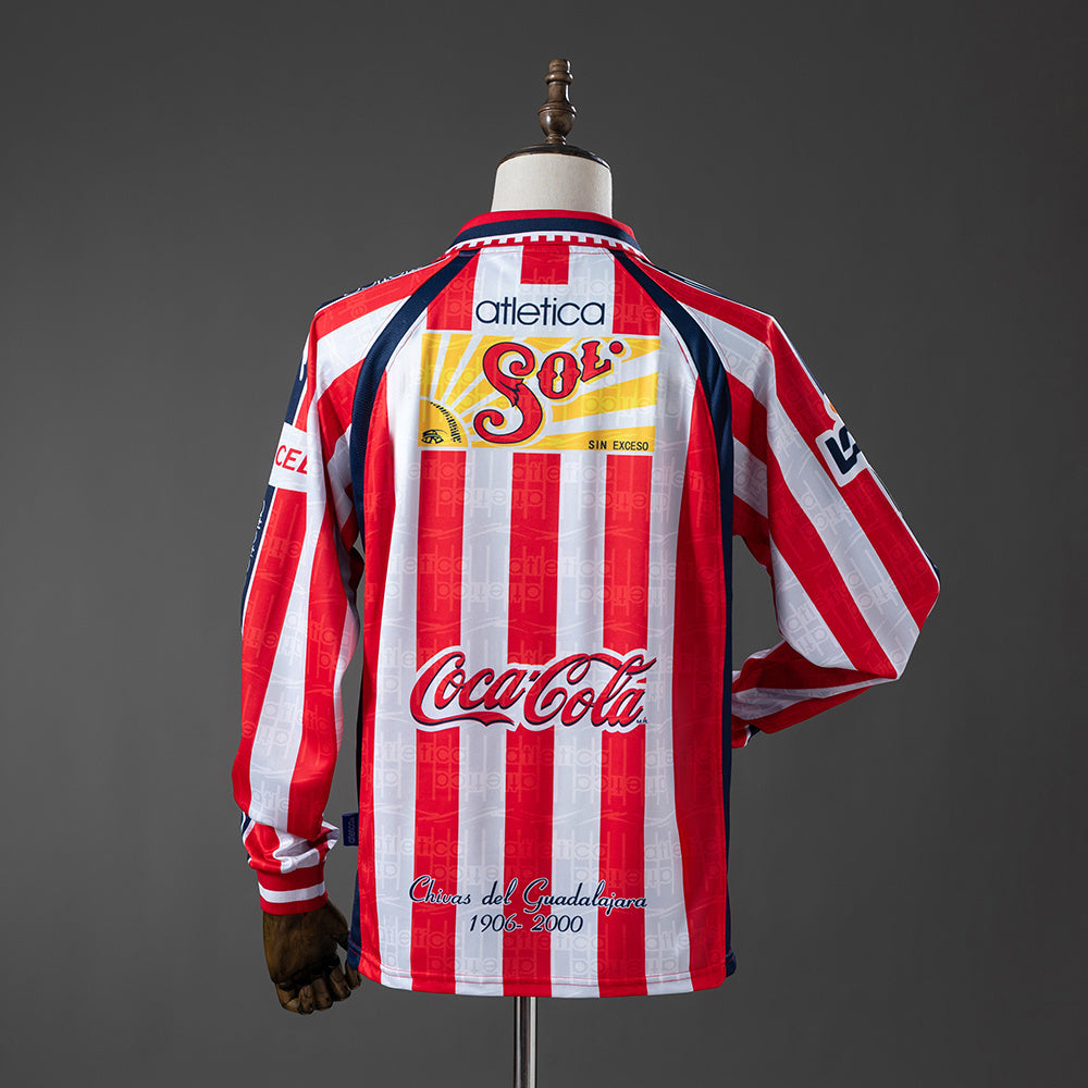 Camisola Chivas Principal 99/00 Retro - Manga Comprida