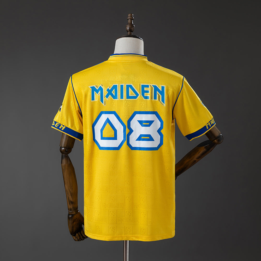 Camisola West Ham United x Iron Maiden Edição Especial Amarela 08/09 Retro